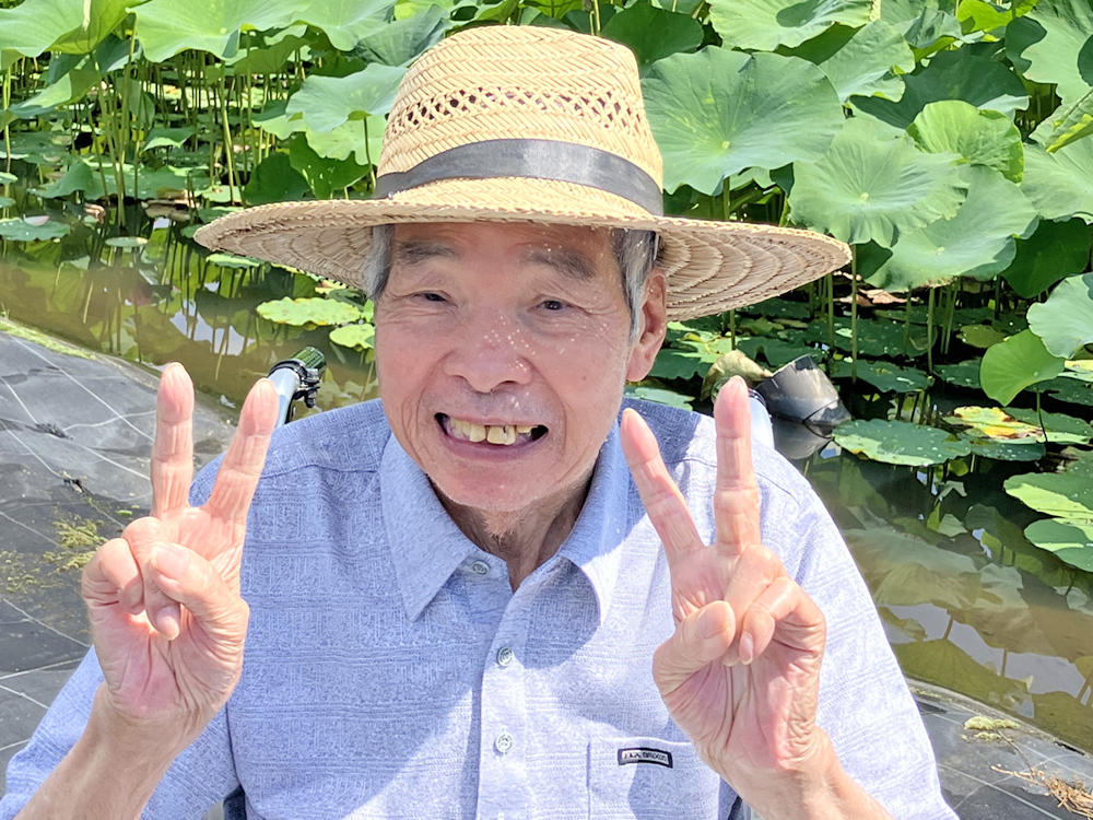 外出 蓮の花見